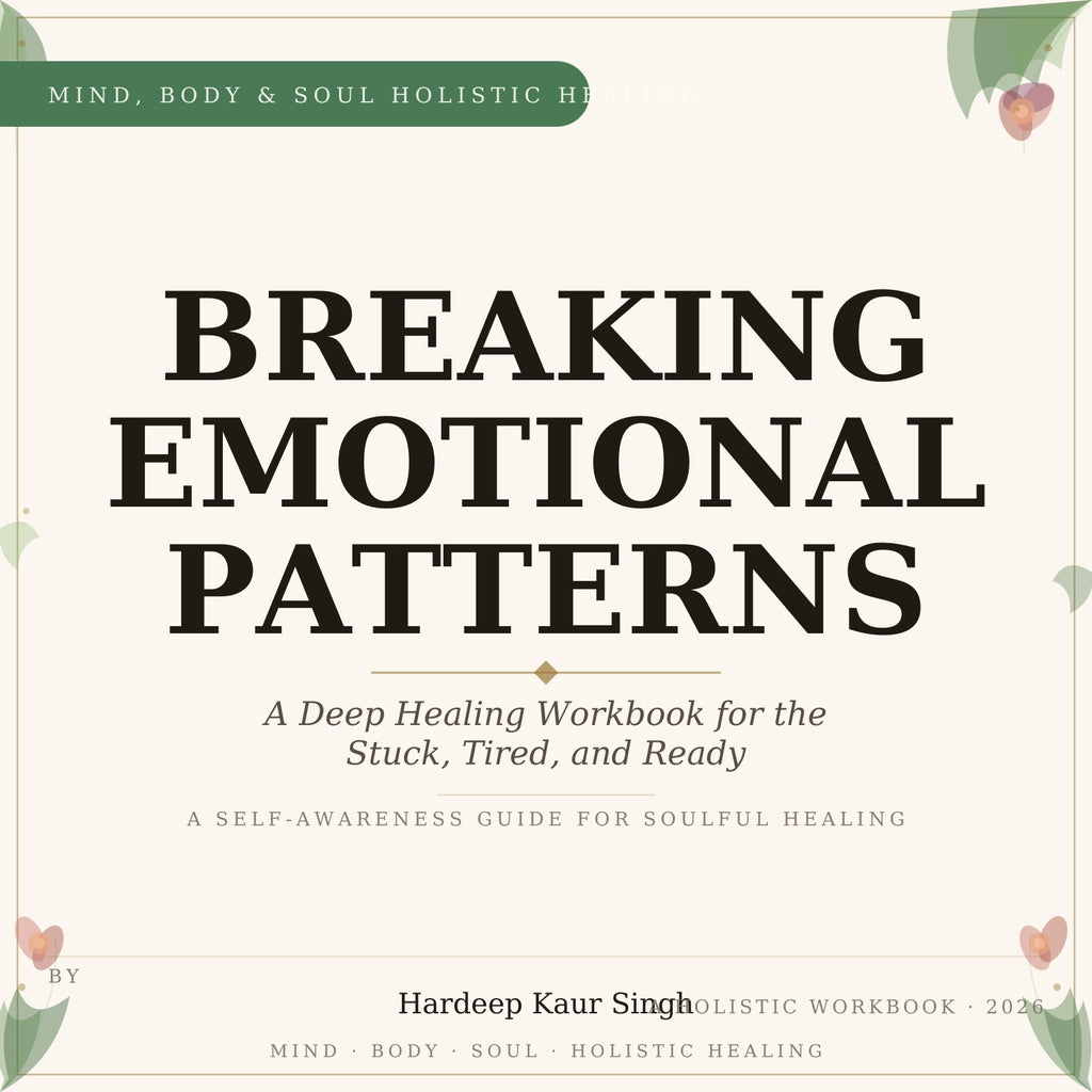 Breaking Emotional Patterns Workbook cover — Somatic Healing PDF | Ashaya Rituals
