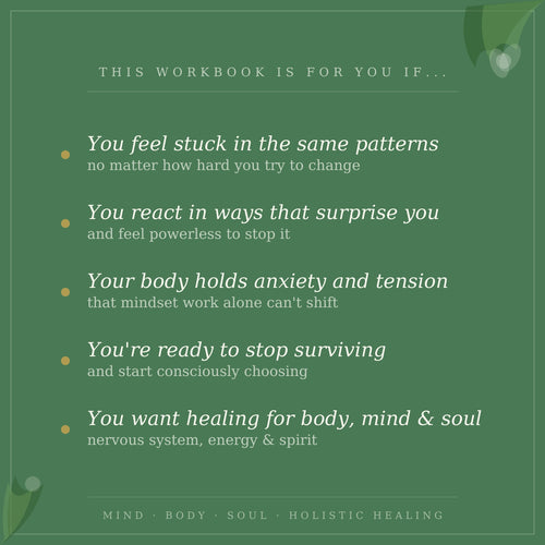 Breaking Emotional Patterns — Who It's For | Somatic Healing Workbook | Ashaya Rituals