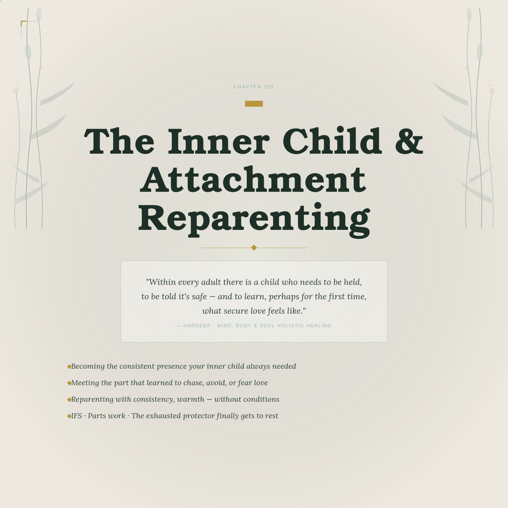 Attachment Wounds Workbook — Interior Pages | Deep Healing Practices | Ashaya Rituals
