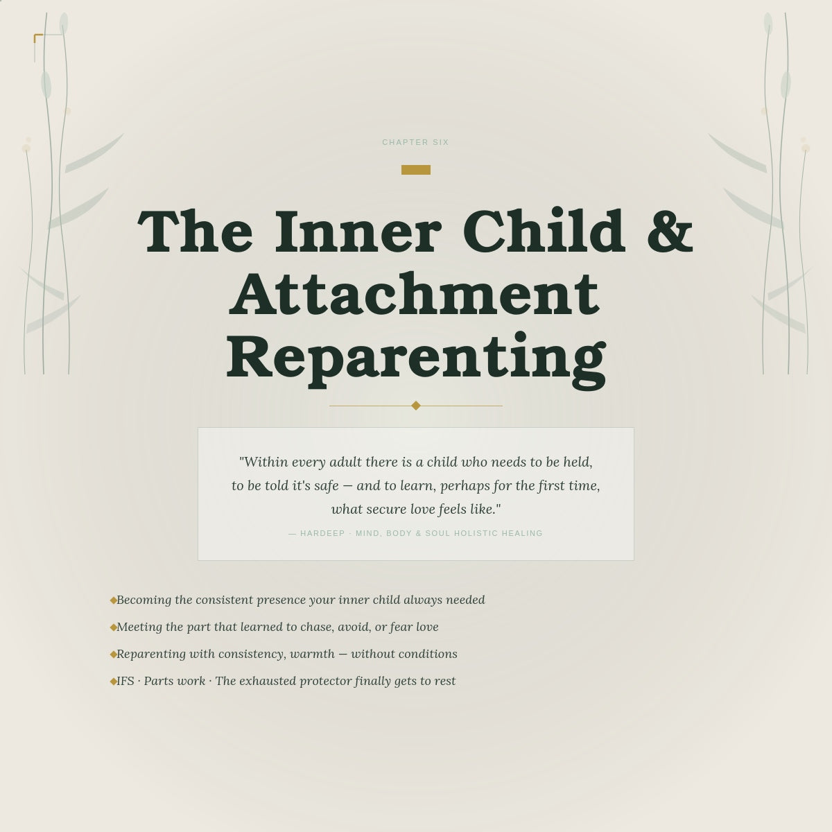 Attachment Wounds Workbook — Interior Pages | Deep Healing Practices | Ashaya Rituals

