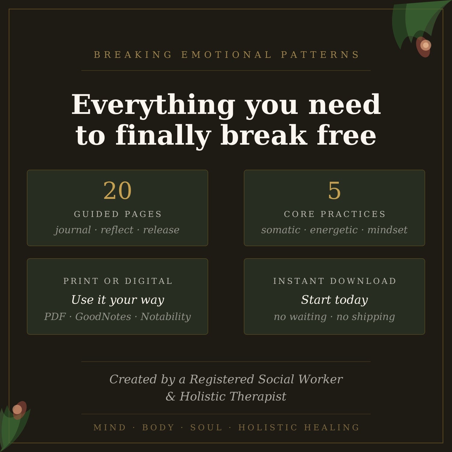Breaking Emotional Patterns — Features | Nervous System & Somatic Healing | Ashaya Rituals