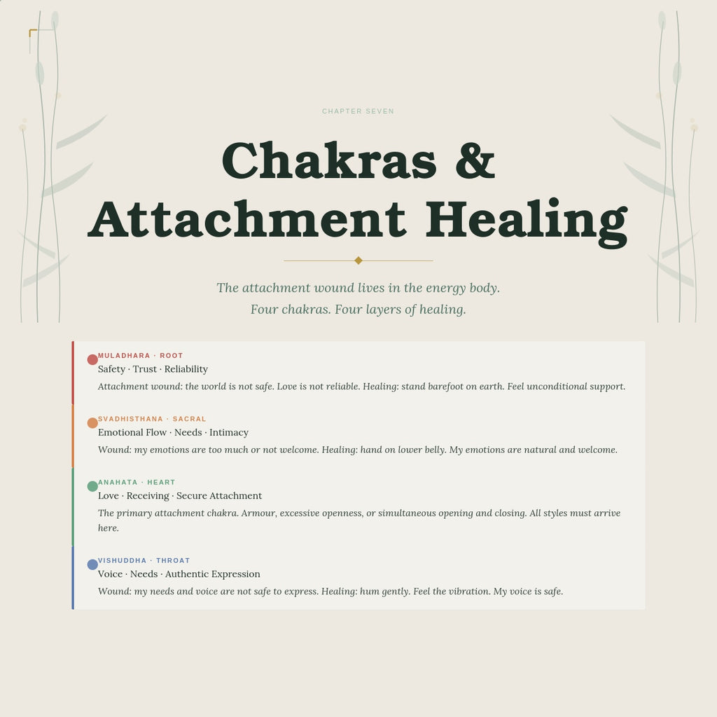Attachment Wounds Workbook — Healing Practices | Nervous System & Attachment | Ashaya Rituals

