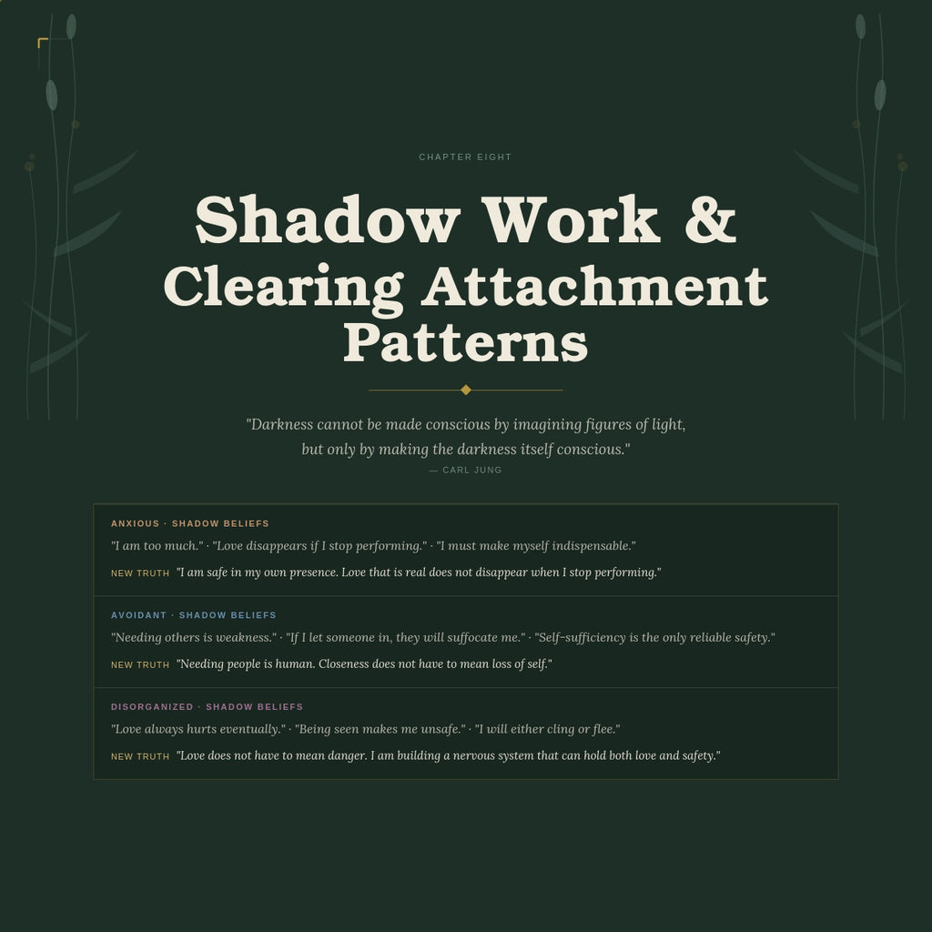 Attachment Wounds Workbook — Shadow Work | Attachment Patterns & Healing | Ashaya Rituals
