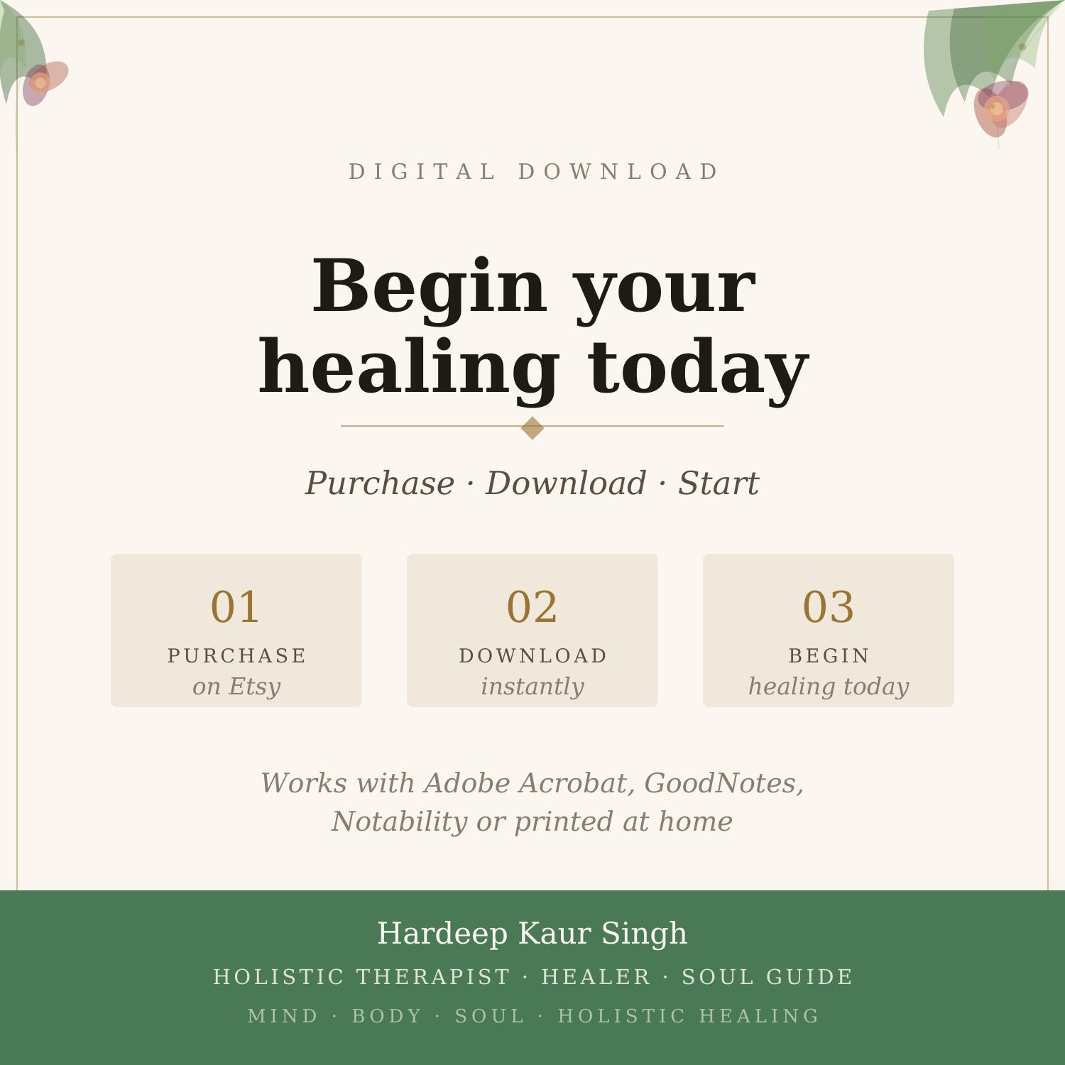 Breaking Emotional Patterns — Instant Digital Download | Somatic Healing PDF | Ashaya Rituals