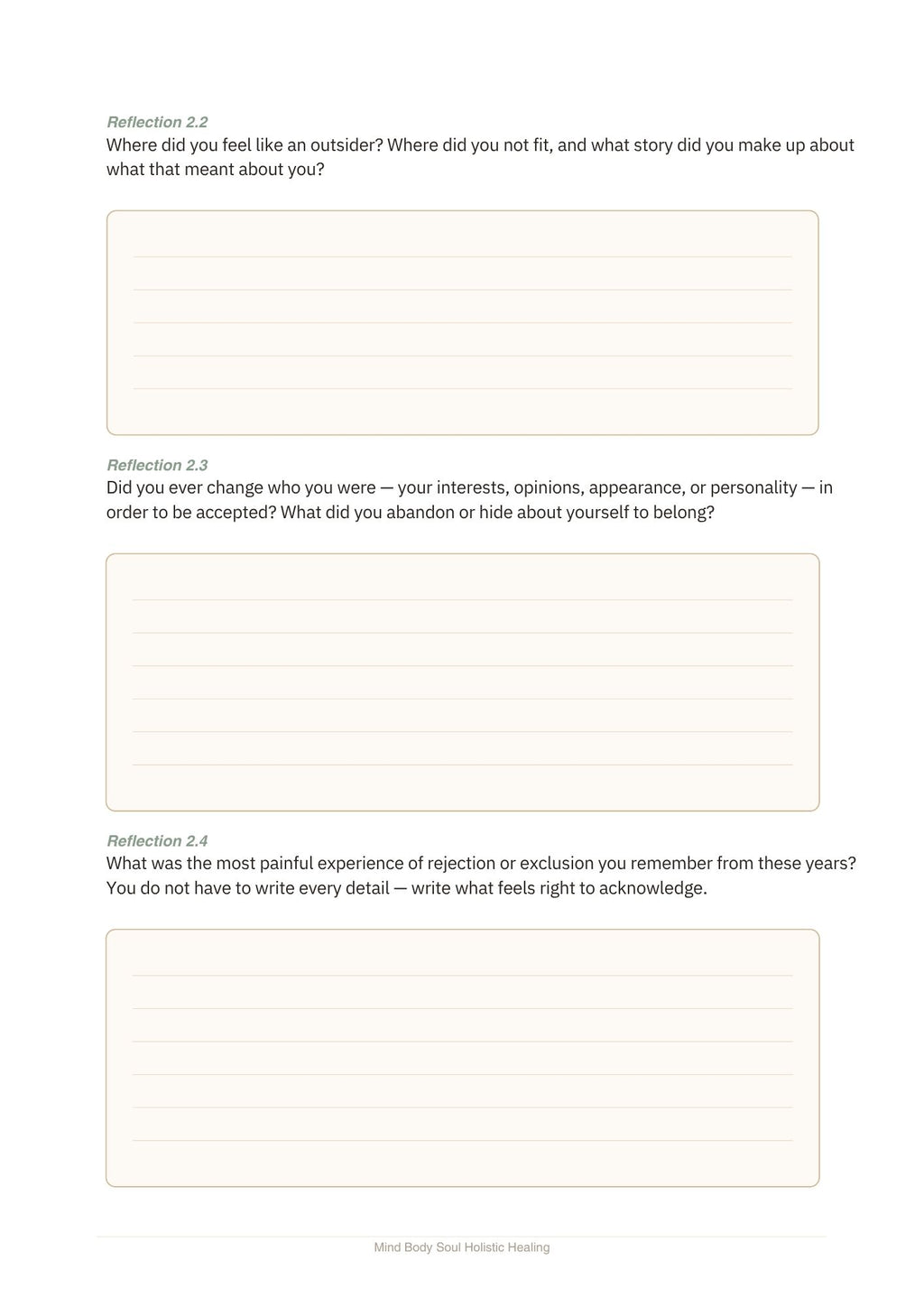 Healing Your Inner Teen — A Guided Workbook for Reclaiming Your Adolescent Self