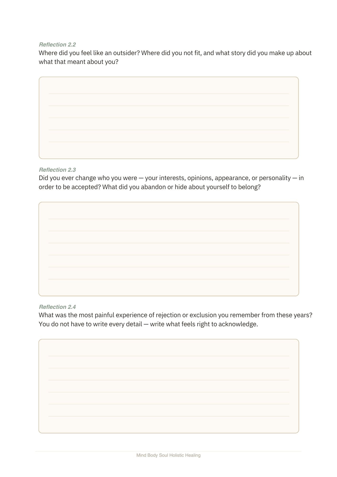 Healing Your Inner Teen — A Guided Workbook for Reclaiming Your Adolescent Self