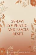 28-Day Lymphatic and Fascia Reset cover — Mind, Body & Soul Holistic Healing