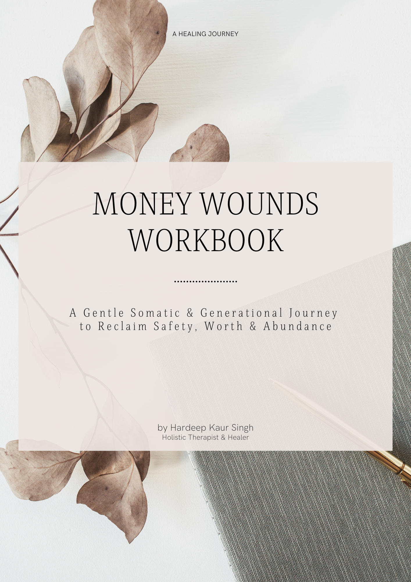 Money Wounds Workbook | Somatic, Generational Healing (Printable PDF)